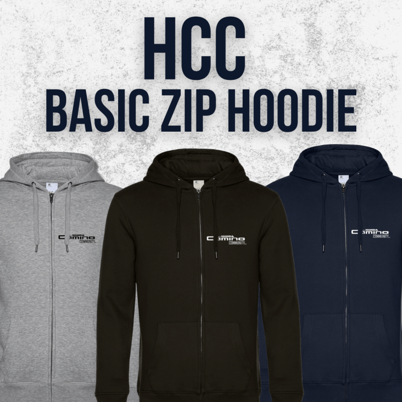 HCC Zip Hoodie – voor Honda Camino liefhebbers | HCC Merchandise